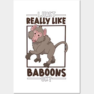 I just really love Baboons - Baboon Posters and Art